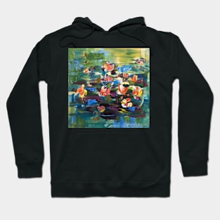 Abstract Lilies V Hoodie